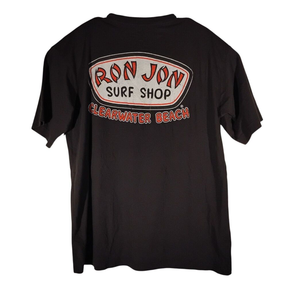 Ron Jon Surf Shop tshirt mens XL xlarge black graphic tee clearwater beach
